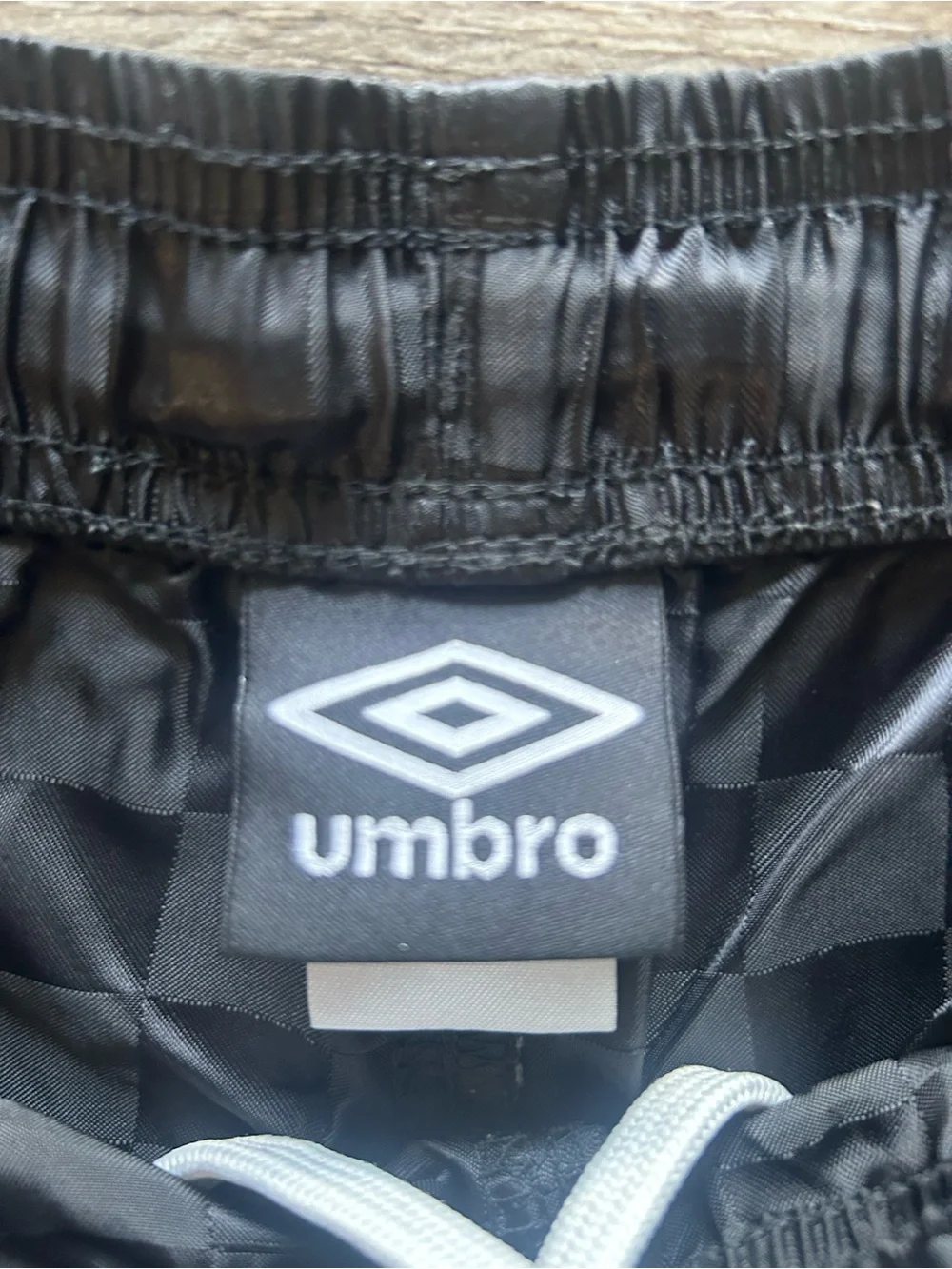 Umbro Men’s Black Checkerboard Training Shorts
